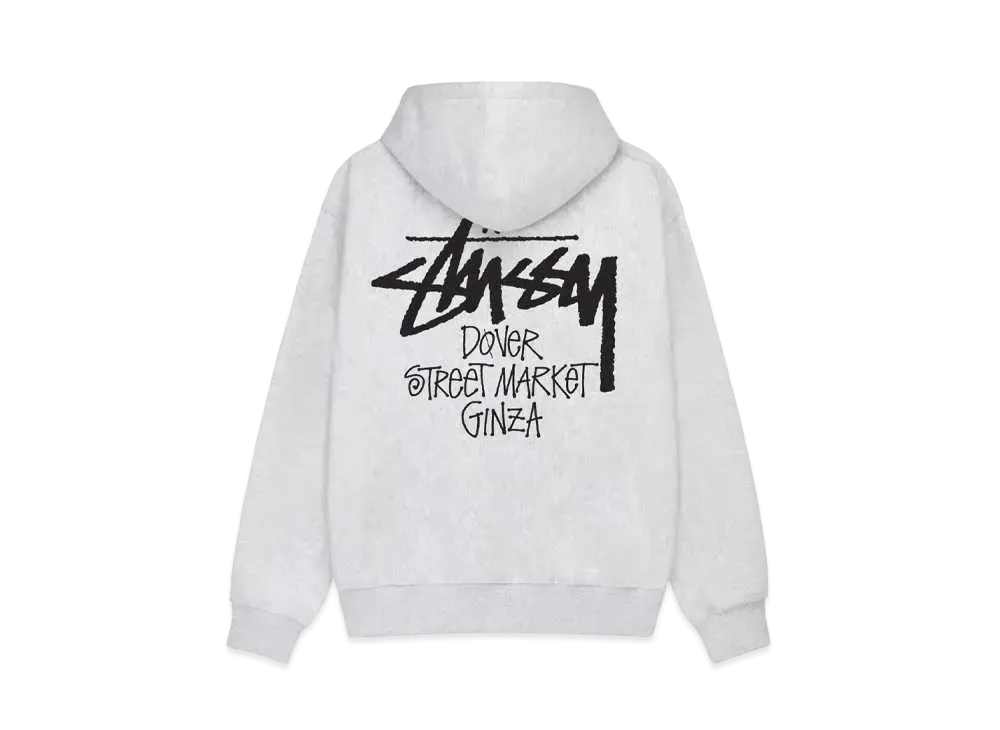 Stussy Stock Dsm Ginza Zip Hood "Ash Heather"
