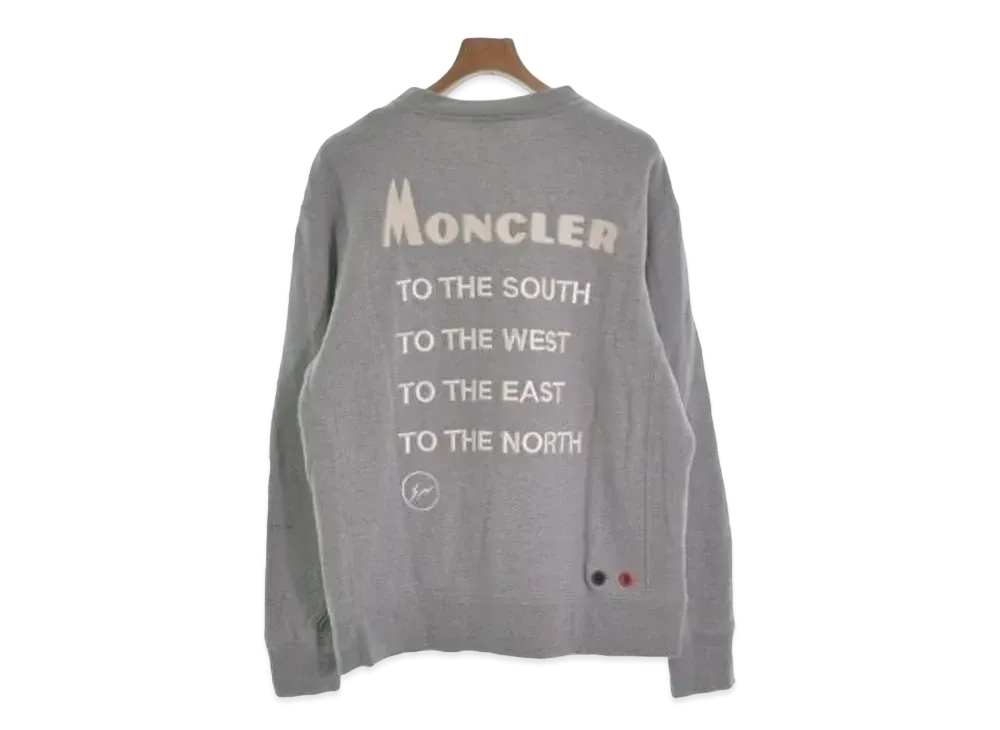 MONCLER x FRAGMENT 18AW Sweat "Gray"