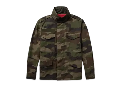 MONCLER Saturne Reversible Cotton-Ripstop And Shell Field Jacket "Camo"