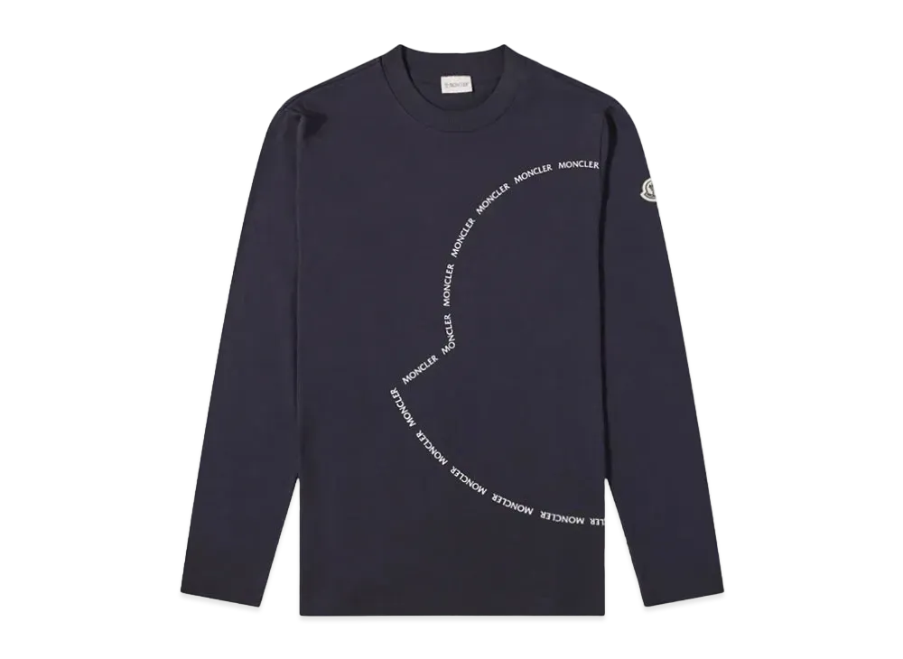 MONCLER Long Sleeve T-Shirt "Navy"