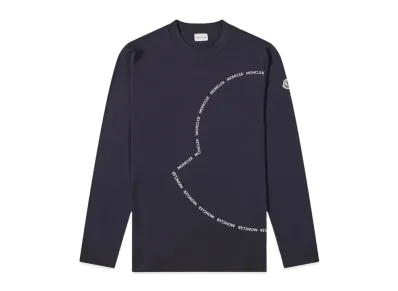 MONCLER Long Sleeve T-Shirt "Navy"