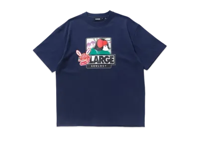 XLARGE x SKOLOCT S/S Tee "Navy"