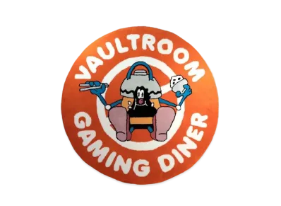 VAULTROOM Gaming Diner Floor Rug "Orange"