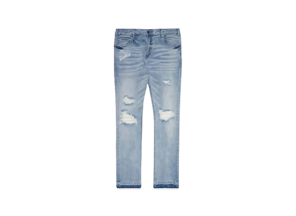 A GOOD BAD INFLUENCE Convertible Skinny Denim Jean "BLUE"