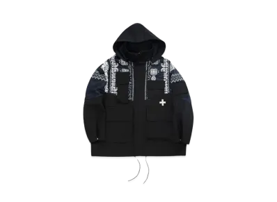 FACETASM ORIGINAL BANDANA PRINT HIGH NECK JACKET "BANDANA"