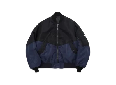 AVIREX PATCHED x FACETASM MA-1 JACKET "BLACKxNAVY"