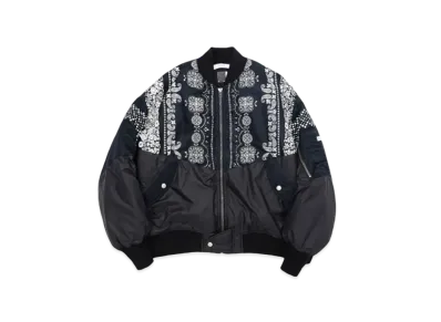 FACETASM ORIGINAL BANDANA PRINT MA-1 "BANDANA"