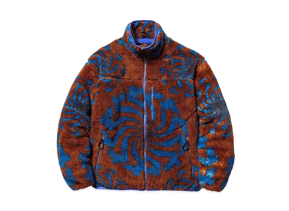F-LAGSTUF-F SCREW FLEECE JACKET "BROWN"
