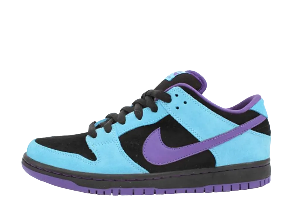 Nike SB Dunk Low Pro "Black/Varsity Purple/Baltic Blue"