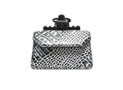 GANIKAWA CROCO HAND BAG(S) "BLACK x WHITE"
