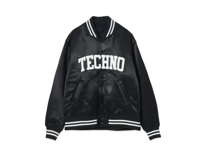 UNDERCOVER Satin Stadium Jumper "Navy"