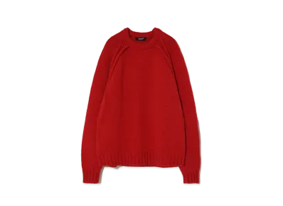 UNDERCOVER Raccoon Blend Wool Knit Pullover "Red"