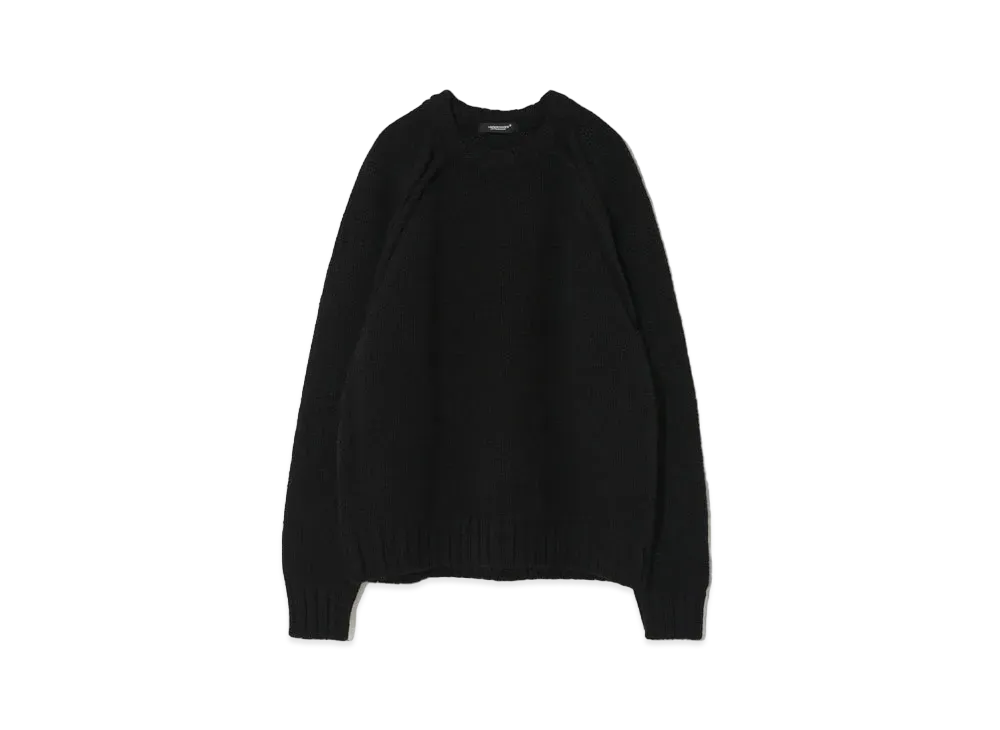 UNDERCOVER Raccoon Blend Wool Knit Pullover "Black"