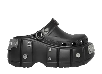 バレンシアガ × クロックス ハードクロックス ミュール "ブラック"