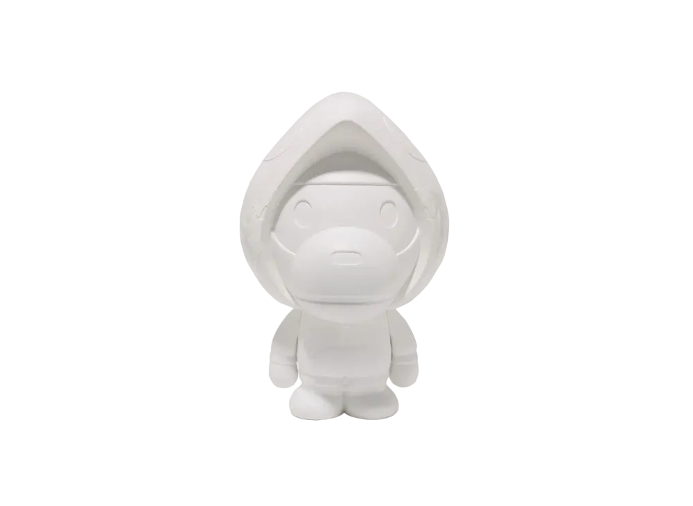 A BATHING APE x MEDICOM TOY Shark Hoodie Statue "White"