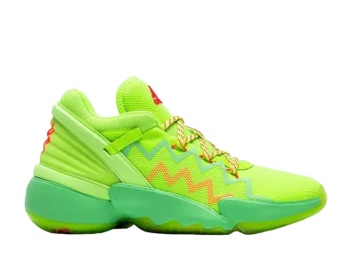 Marvel × adidas D.O.N. Issue 2 Spidey Sense "Glory Mint/Signal Green/Solar Red"