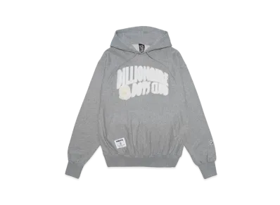 BILLIONAIRE BOYS CLUB CHENILLE LOGO COTTON HOODIE "GRAY"