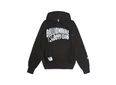 BILLIONAIRE BOYS CLUB CHENILLE LOGO COTTON HOODIE "BLACK"