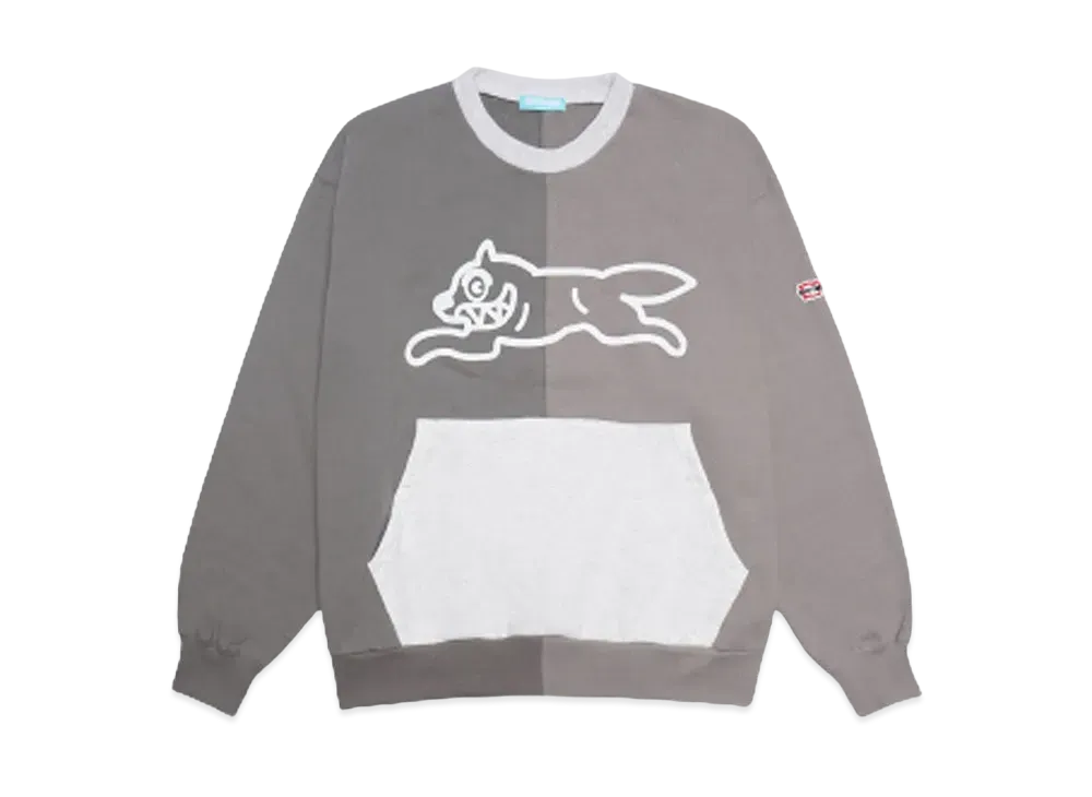ICECREAM CRAZY COTTON SWEATSHIRT "GRAY"