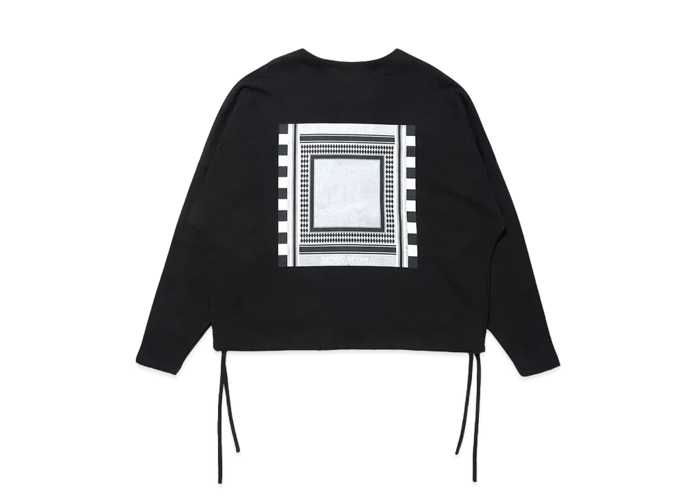 STUDIO SEVEN Zip Up Big Crew Sweat "BLACK"