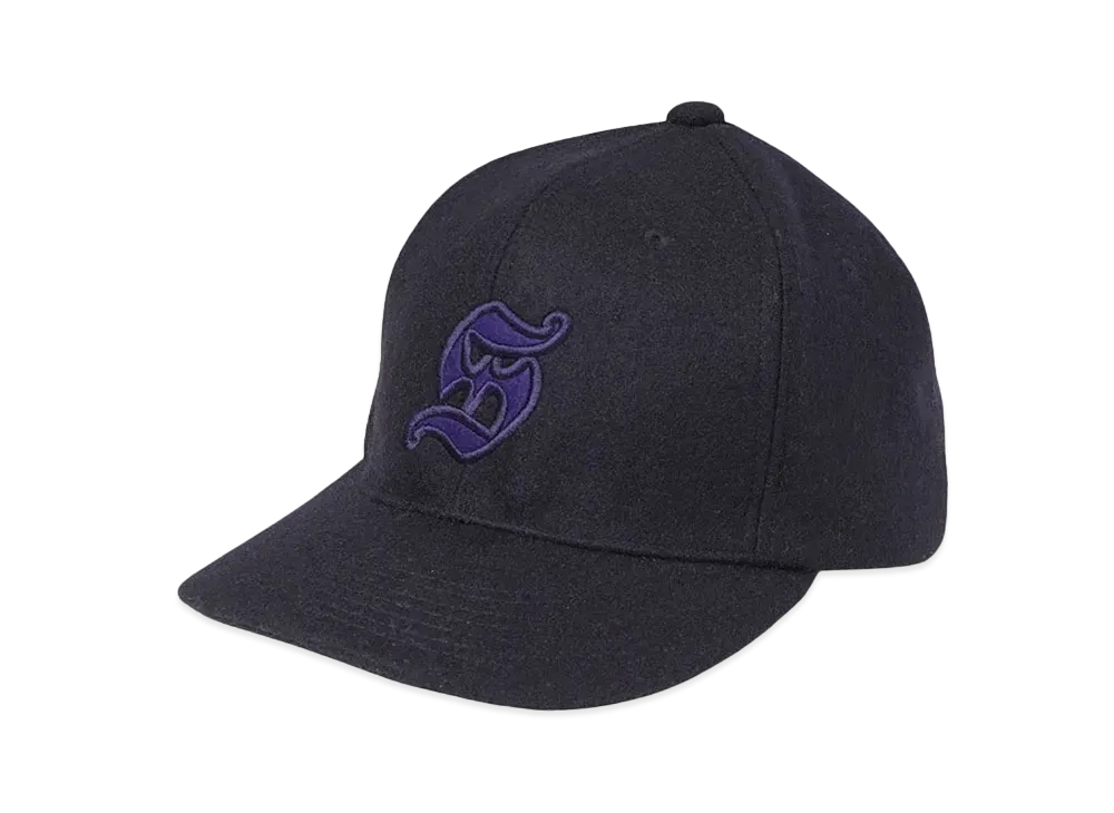 STUDIO SEVEN Melton 6P Cap "NAVY"