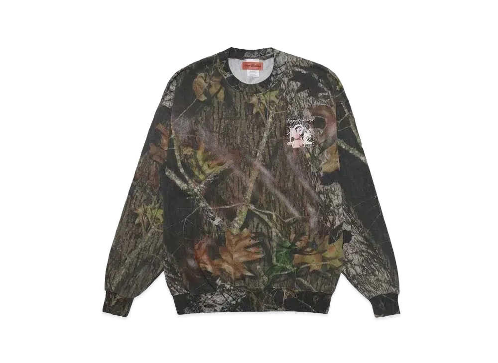 ACCEPT DISCHARGE Tree CAMOSWEAT TOPS "CAMO"
