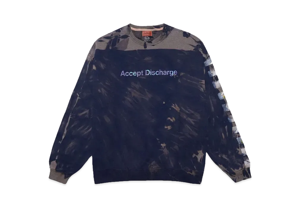 ACCEPT DISCHARGE Tie Dye Sweat "TIEDYE"