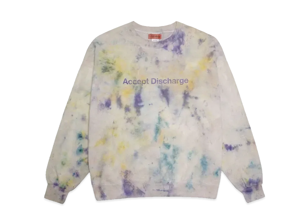 ACCEPT DISCHARGE Tie Dye Sweat "TIEDYE"