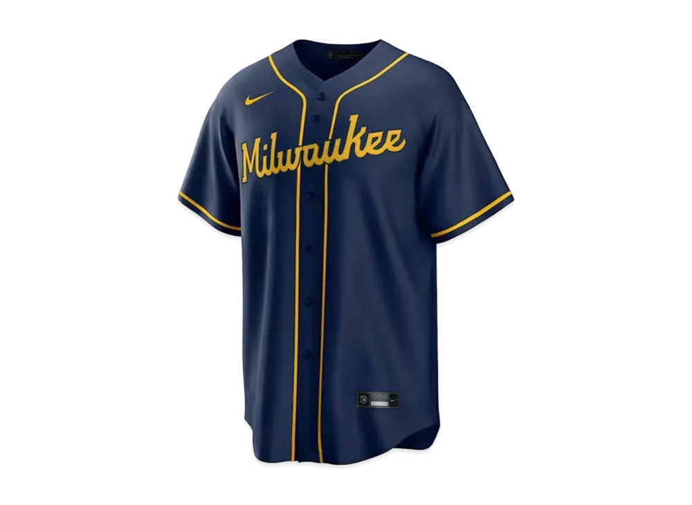MLB x Nike Player Replica Uniform Brewers Yelich "Navy"