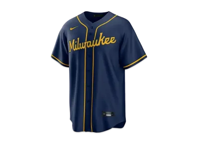 MLB x Nike Player Replica Uniform Brewers Yelich "Navy"
