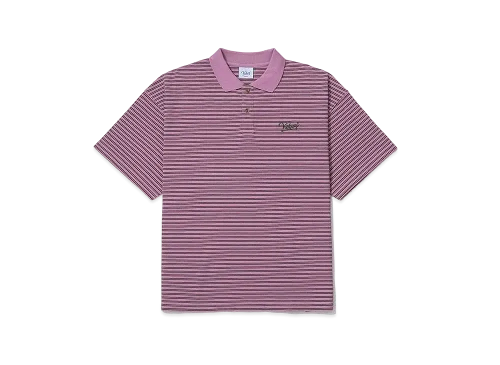 KEBOZ Border S/S Polo "Purple"