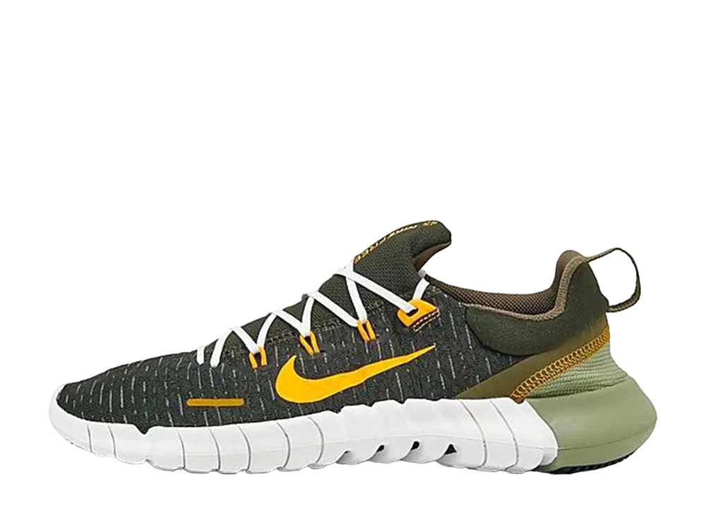 ナイキ フリー ラン 5.0 ネクストネイチャー "セコイア/ユニバーシティゴールド"