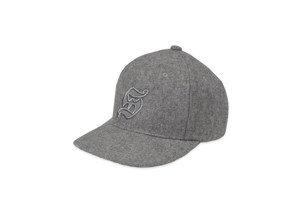 STUDIO SEVEN Melton 6P Cap "HEATHER GREY"