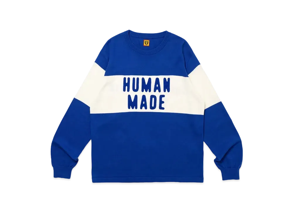 HUMAN MADE Knit Sweater #2 "Blue"
