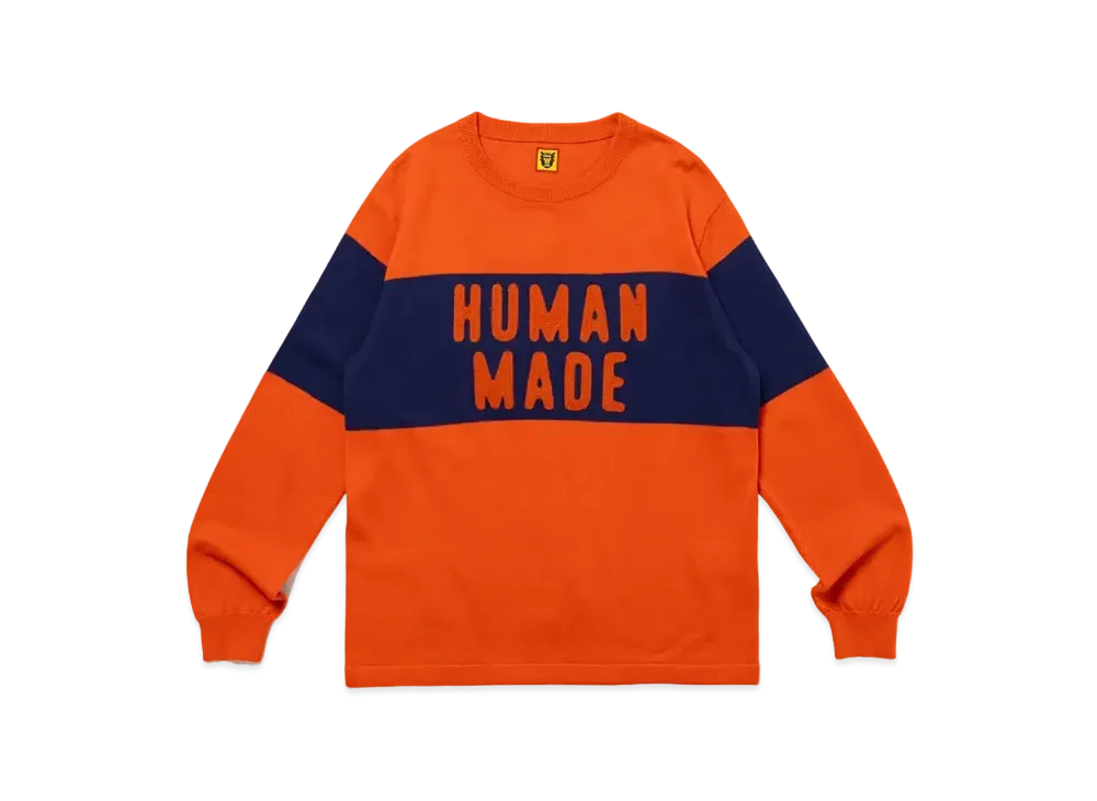HUMAN MADE Knit Sweater #2 "Orange"