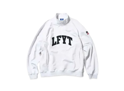 LFYT LFYT ARCH LOGO HALF ZIP SWEAT "ASH"