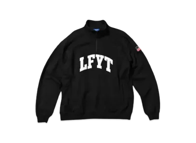 LFYT LFYT ARCH LOGO HALF ZIP SWEAT "BLACK"