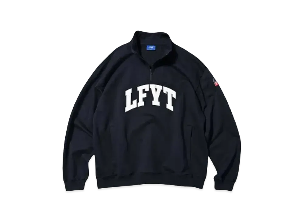 LFYT LFYT ARCH LOGO HALF ZIP SWEAT "NAVY"
