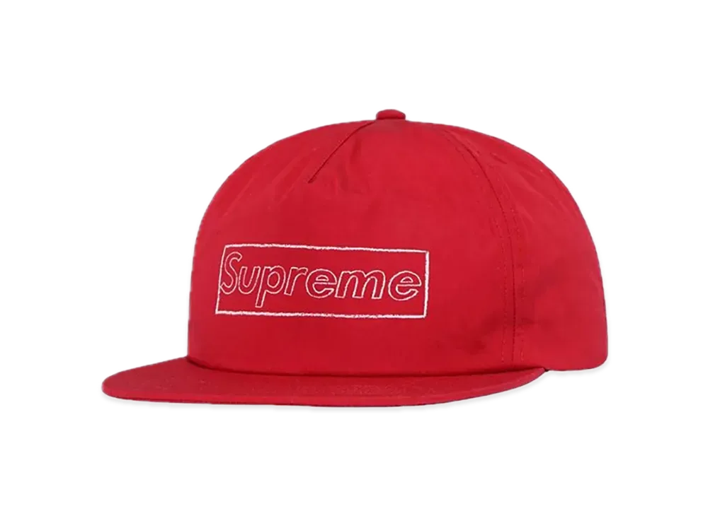 Supreme KAWS Chalk Logo 5-Panel "Red"