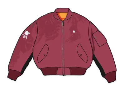 Supreme Bounty Hunter Ma-1 Jacket "Burgundy"