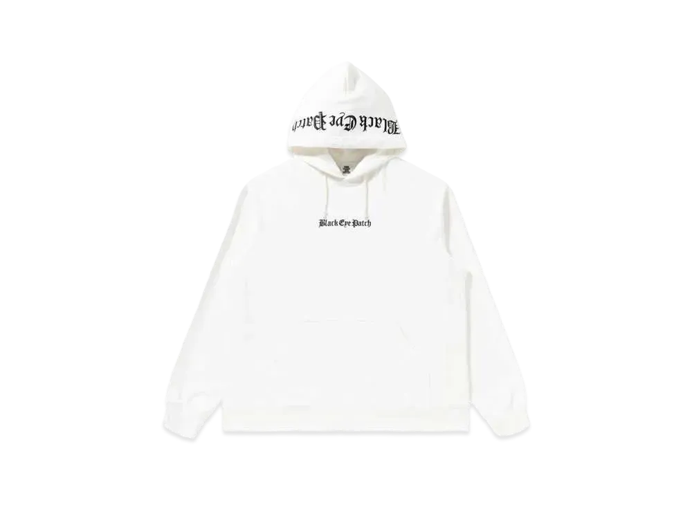 Blackeyepatch OE Logo Embroidered Hoodie "White"