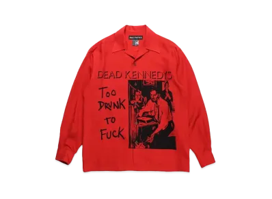 WACKO MARIA x DEAD KENNEDYS / Hawaiian Shirt Type-1 "Red"