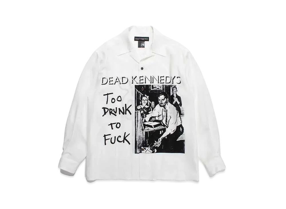 WACKO MARIA x DEAD KENNEDYS / Hawaiian Shirt Type-1 "White"