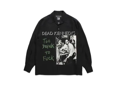 WACKO MARIA x DEAD KENNEDYS / Hawaiian Shirt Type-1 "Black"