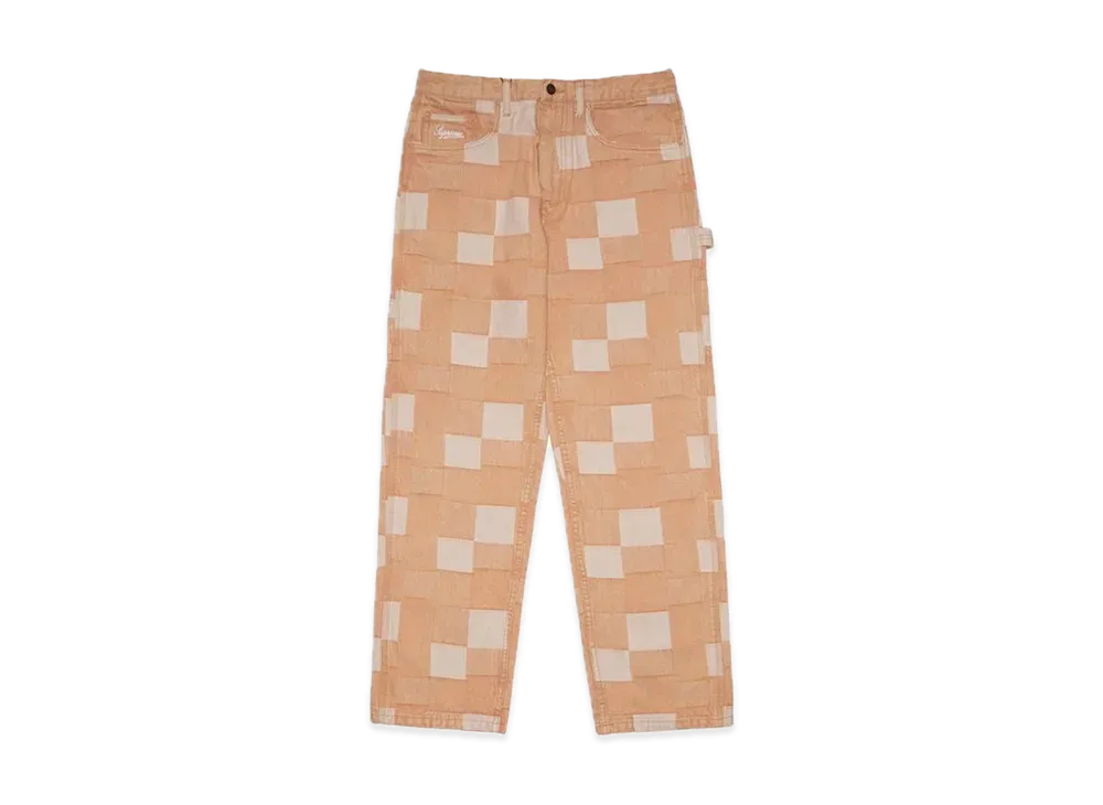Supreme Patched Denim Painter Pant "Rust"