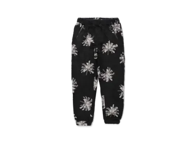 WIND AND SEA Palm Tree Pattern Fleece PT "Black"