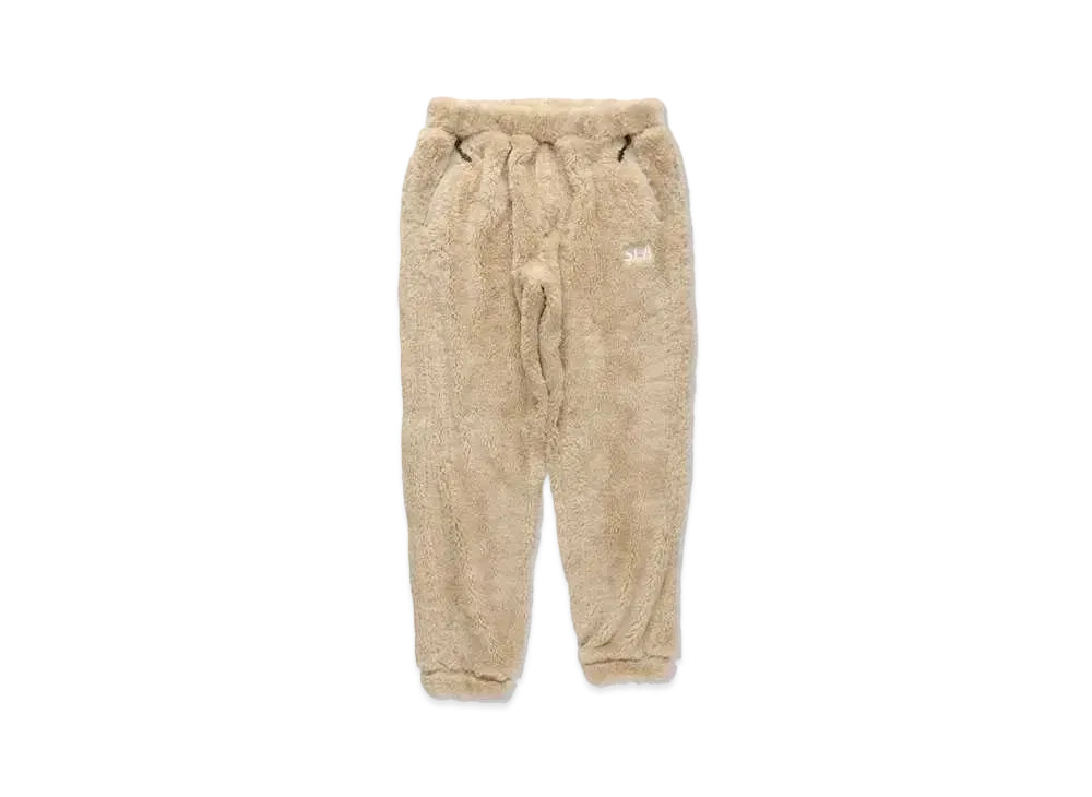 WIND AND SEA Palm Tree Pattern Fleece PT "Beige"