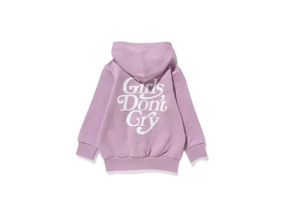 Girls Don't Cry Hoodie (100-130size) "Purple" / VERDY