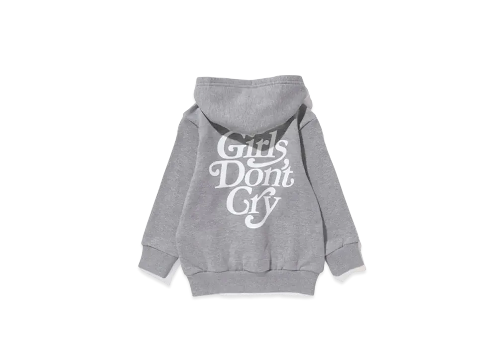 Girls Don't Cry Hoodie (100-130size) "Gray" / VERDY