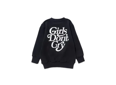 Girls Don't Cry Sweat Crew (100-130size) "Black" / VERDY